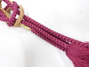 正絹　手組帯締め